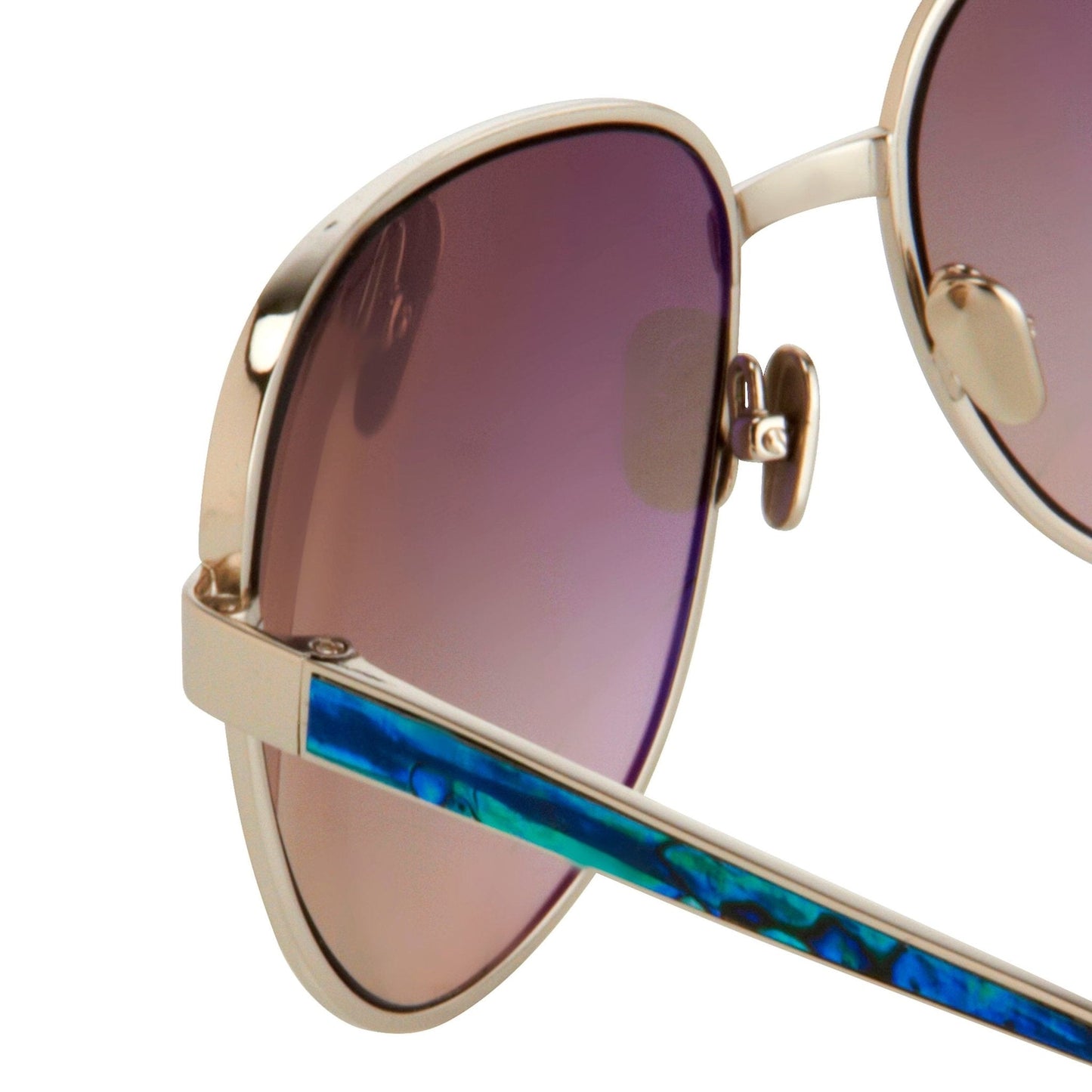 Oscar De La Renta Sunglasses Oversized Silver and Grey