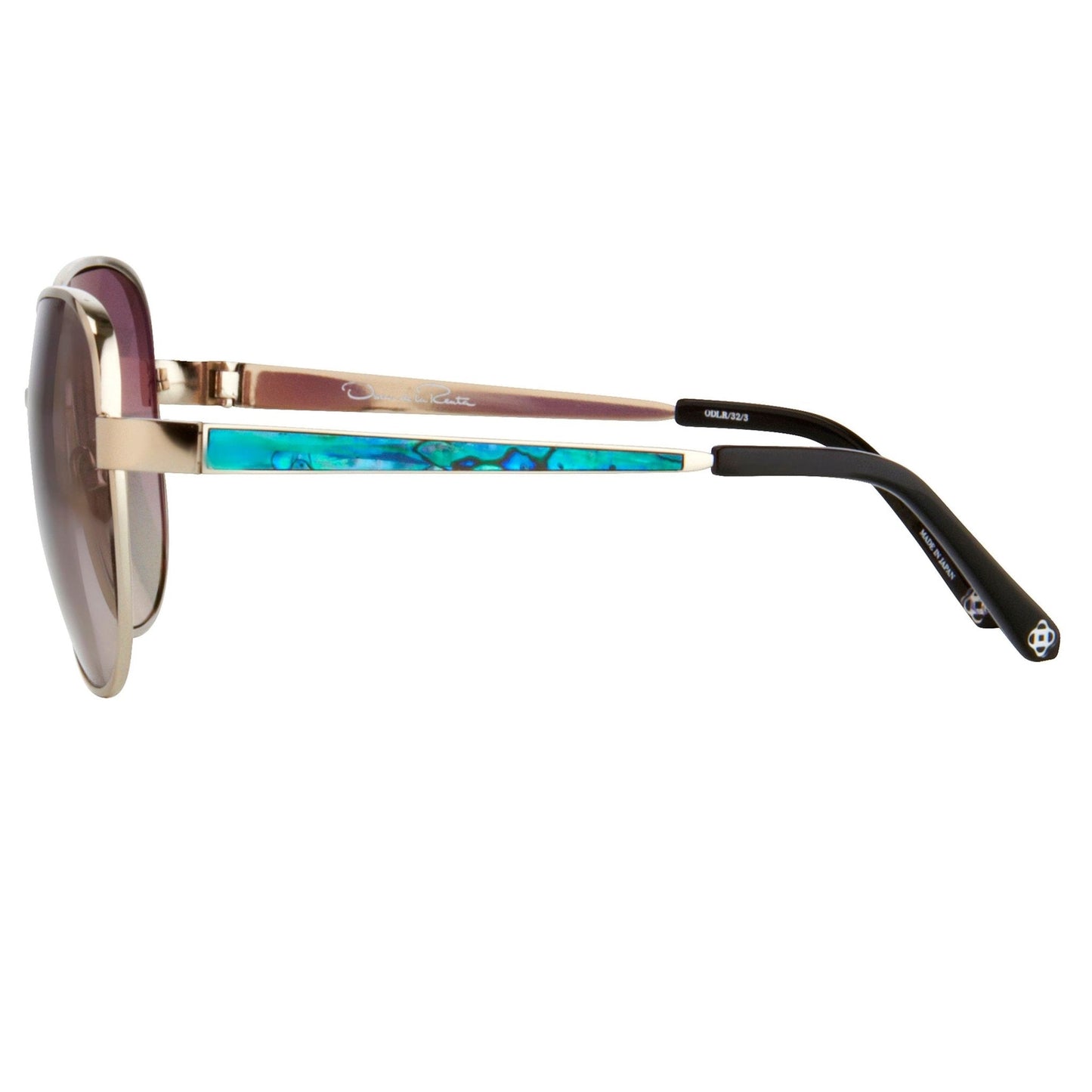 Oscar De La Renta Sunglasses Oversized Silver and Grey