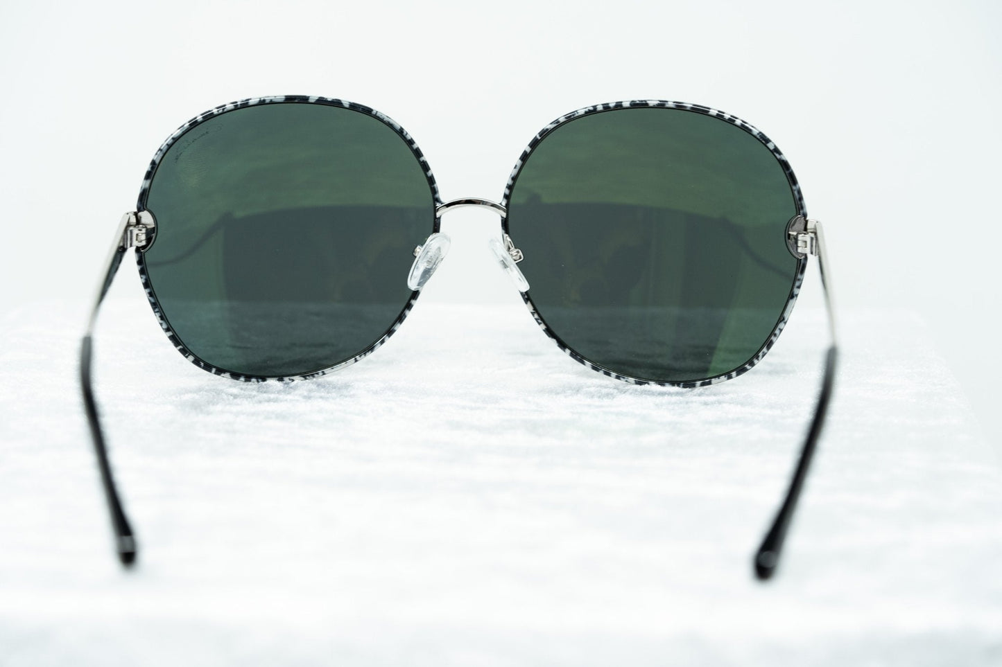 Oscar De La Renta Sunglasses Oversized Tortoise and Dark Grey