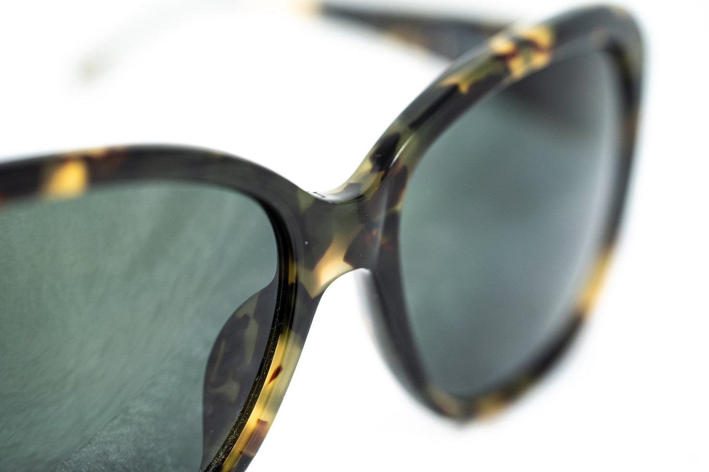 Oscar De La Renta Sunglasses Oversized Acetate Tortoise Shell and Grey