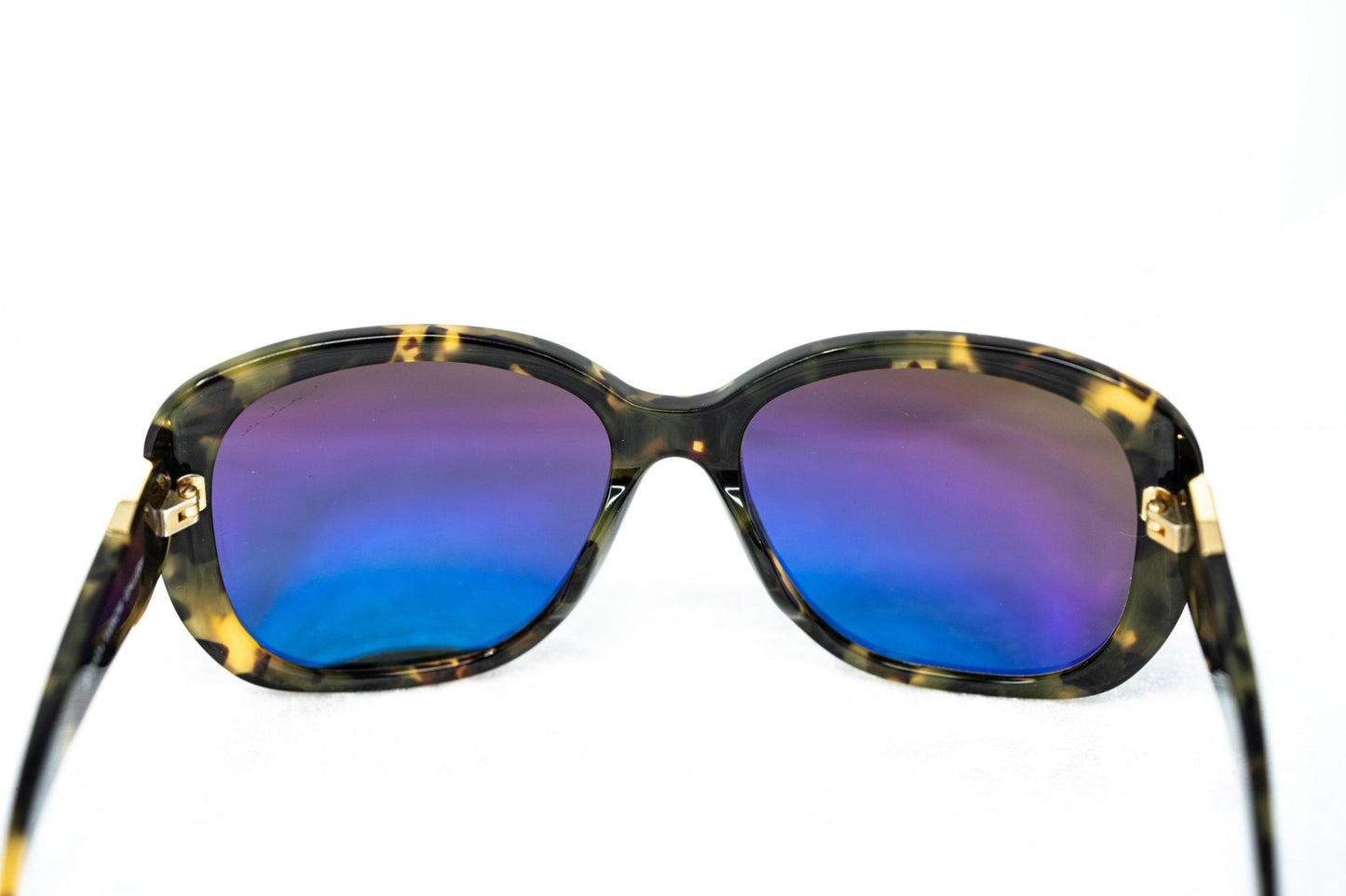 Oscar De La Renta Sunglasses Oversized Acetate Tortoise Shell and Grey