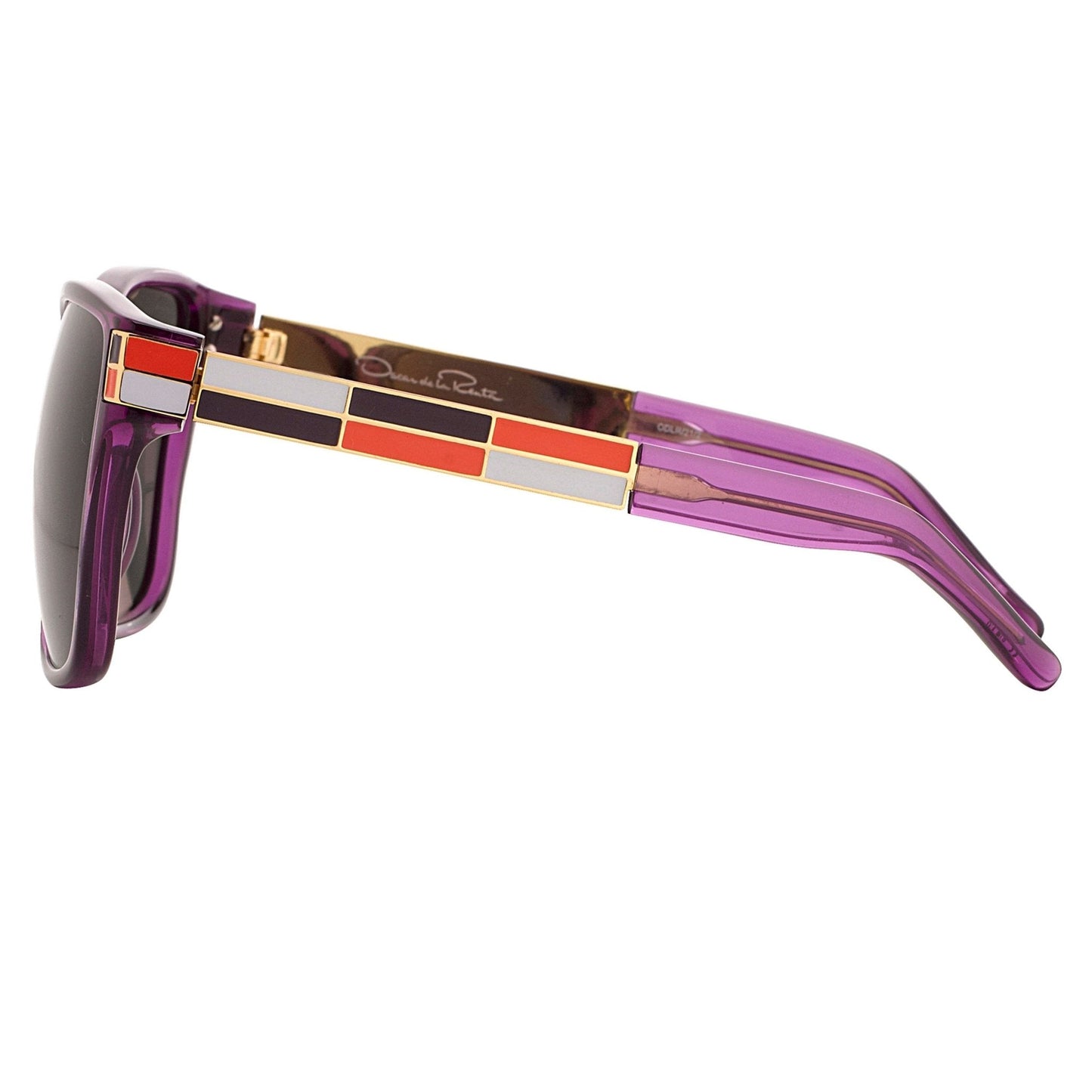Oscar De La Renta Sunglasses Oversized Purple and Green