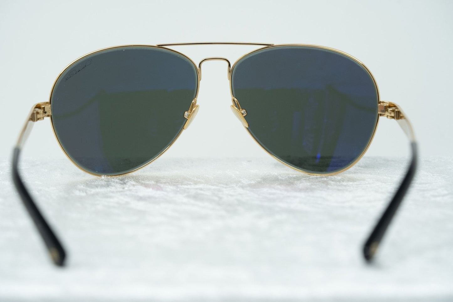 Oscar De La Renta Sunglasses Rose Gold and Green