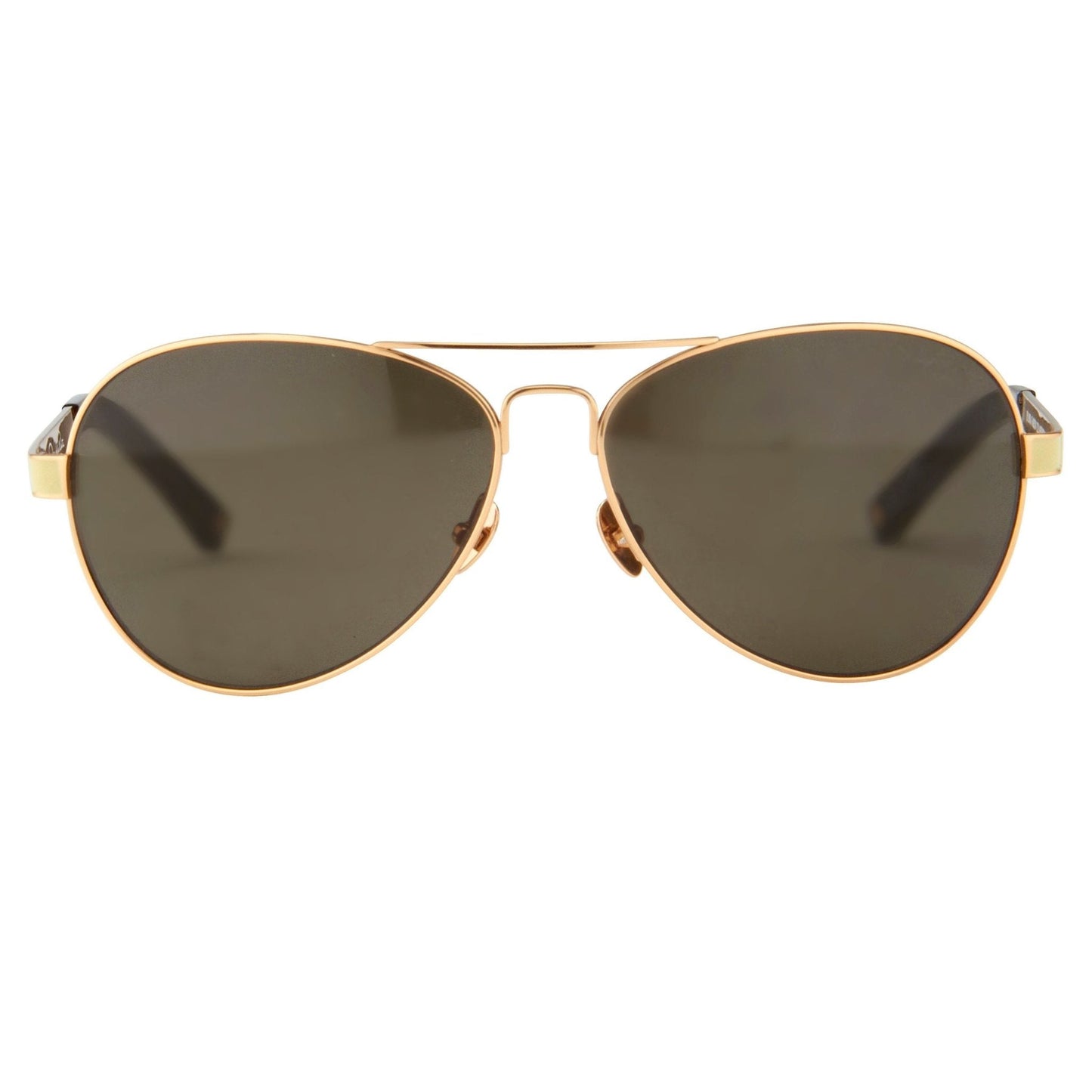 Oscar De La Renta Sunglasses Rose Gold and Green