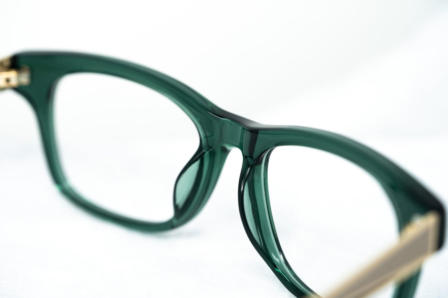 Oscar De La Renta Eyeglasses Rectangle Green and Clear