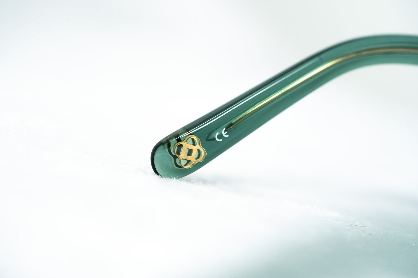 Oscar De La Renta Eyeglasses Rectangle Green and Clear