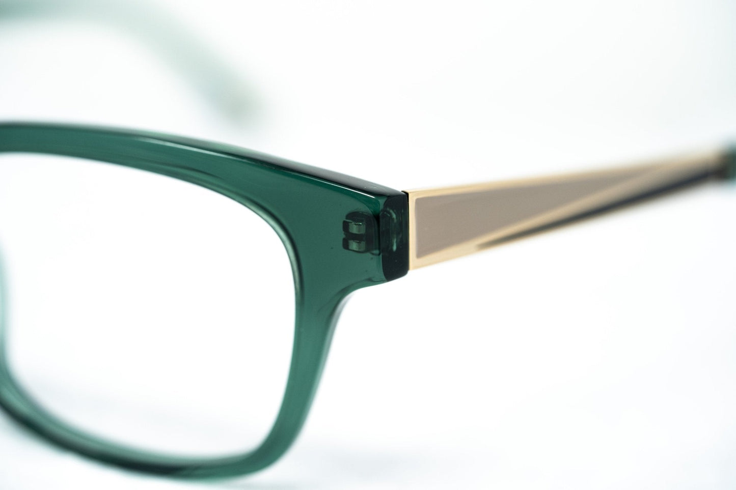 Oscar De La Renta Eyeglasses Rectangle Green and Clear