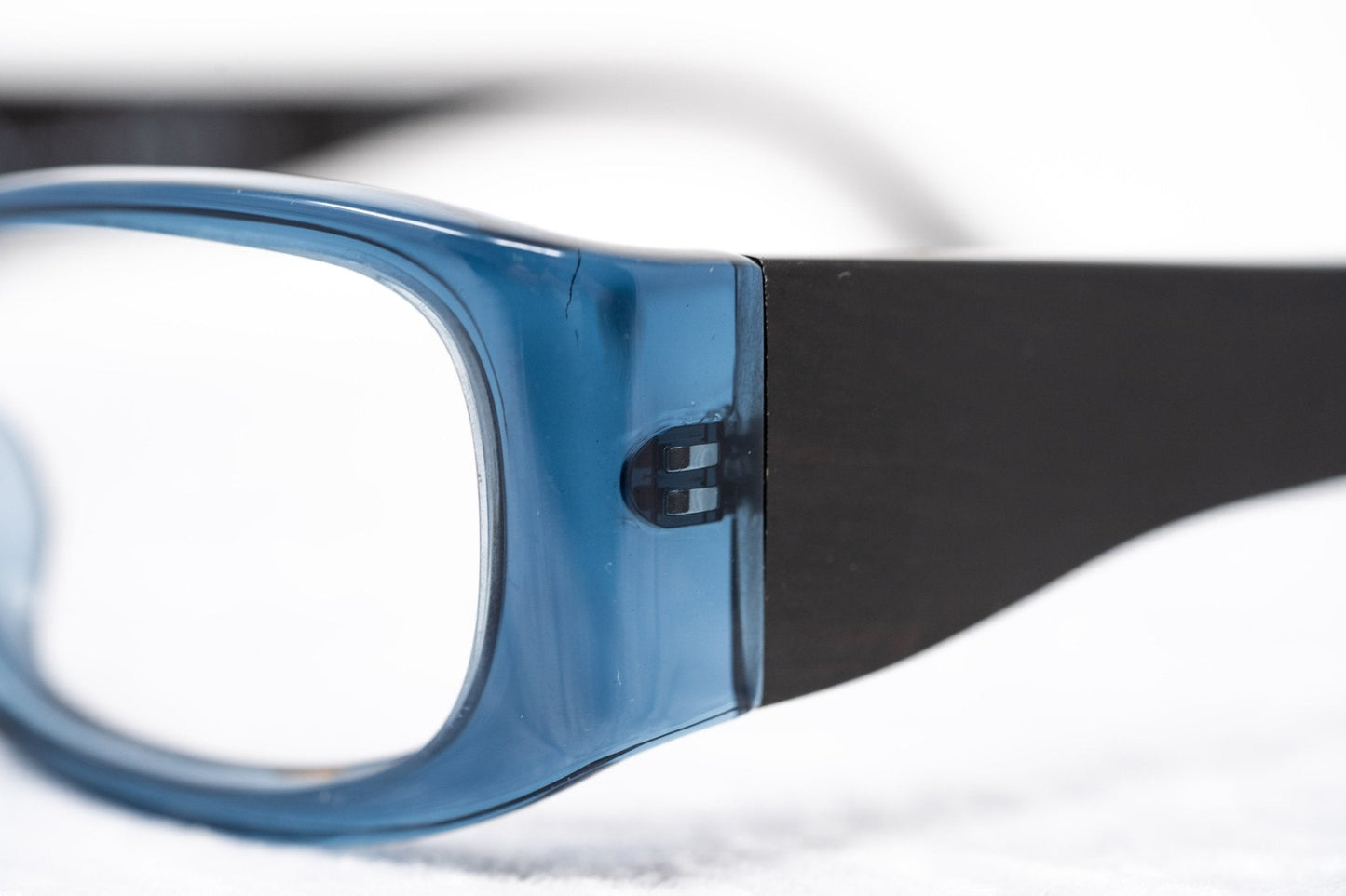 Oscar De La Renta Eyeglasses D-Frame Blue Brown and Clear