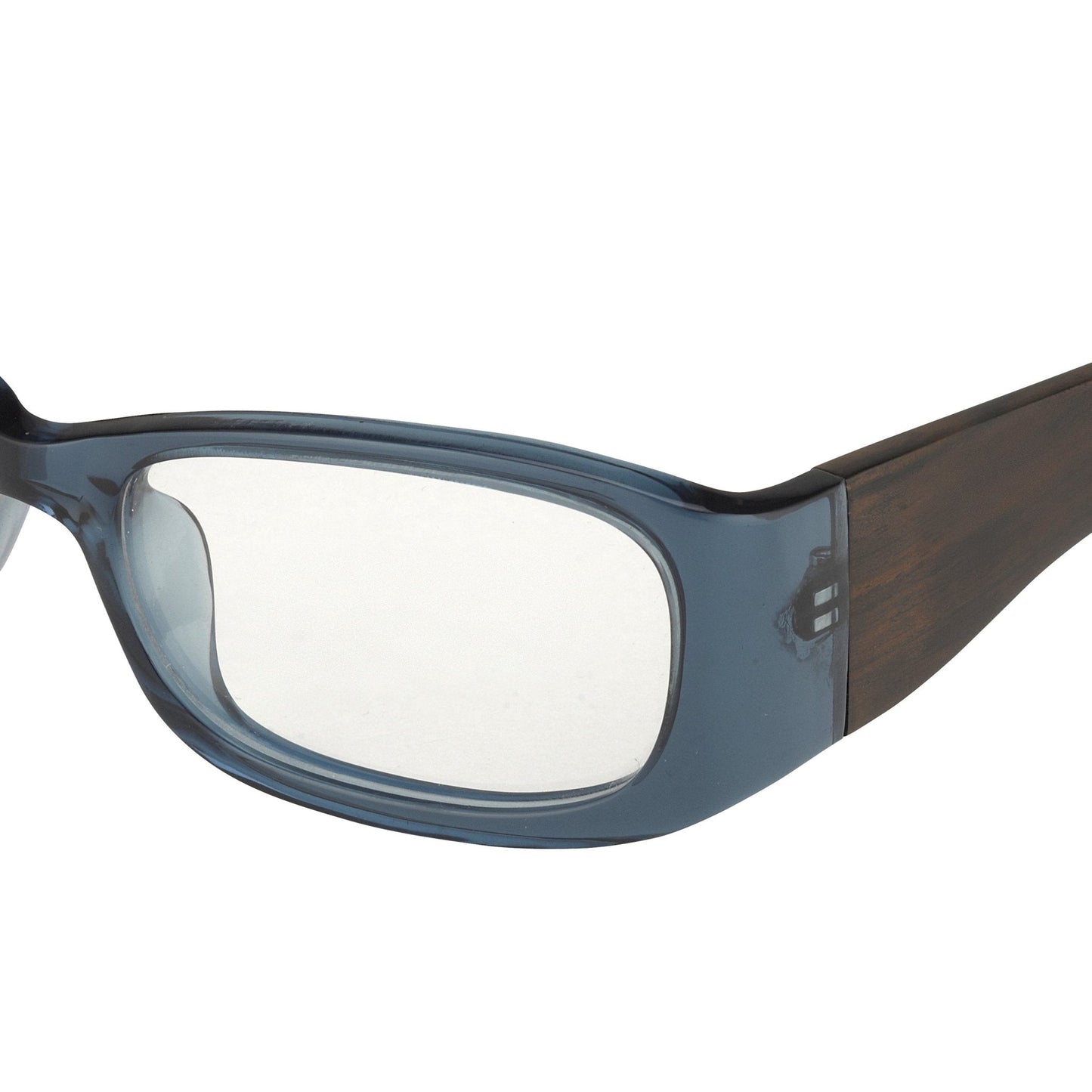 Oscar De La Renta Eyeglasses D-Frame Blue Brown and Clear