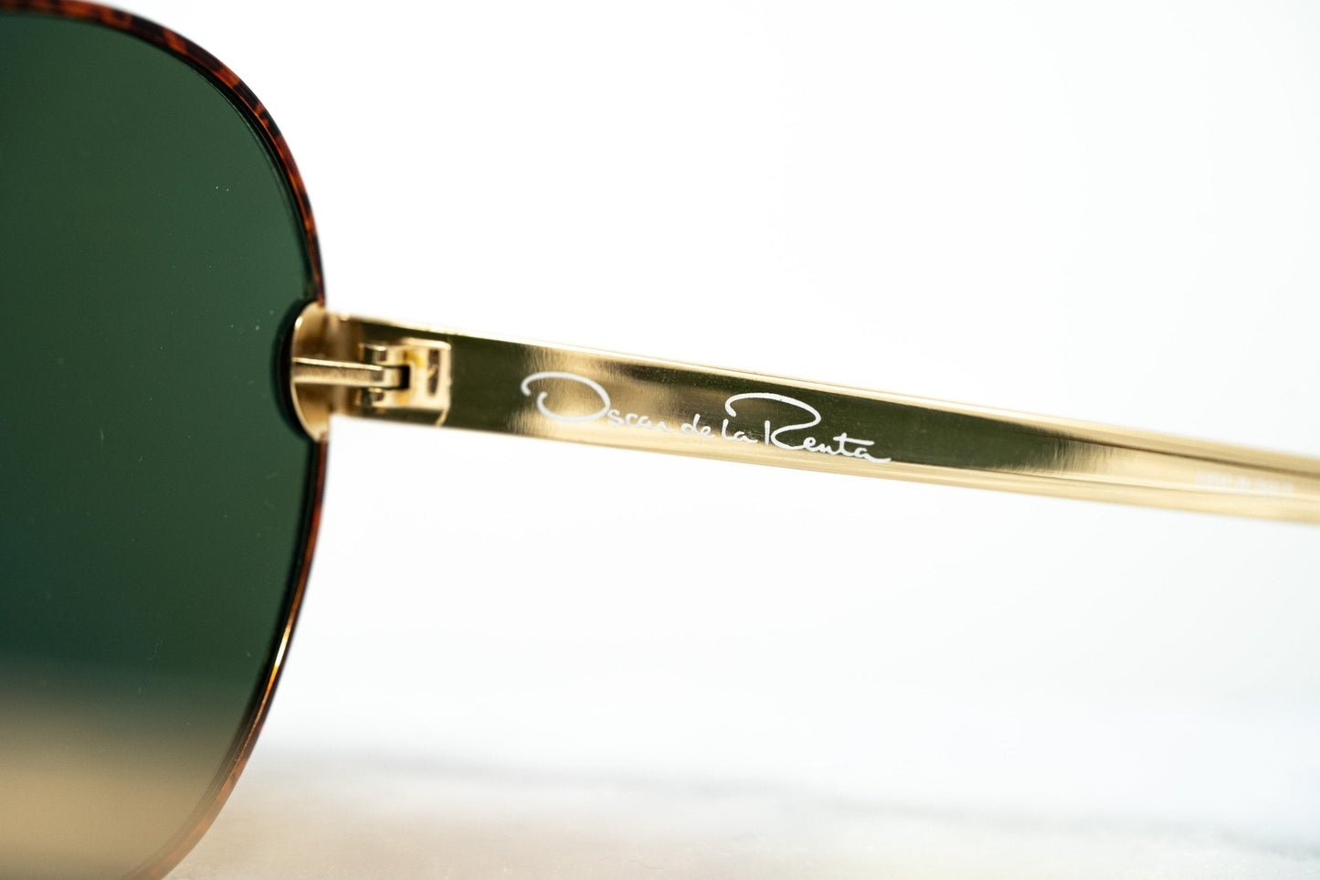 Oscar De La Renta Sunglasses Amber and Green