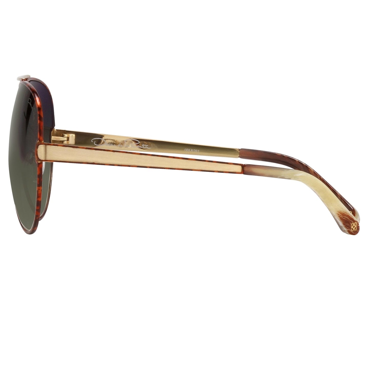 Oscar De La Renta Sunglasses Amber and Green
