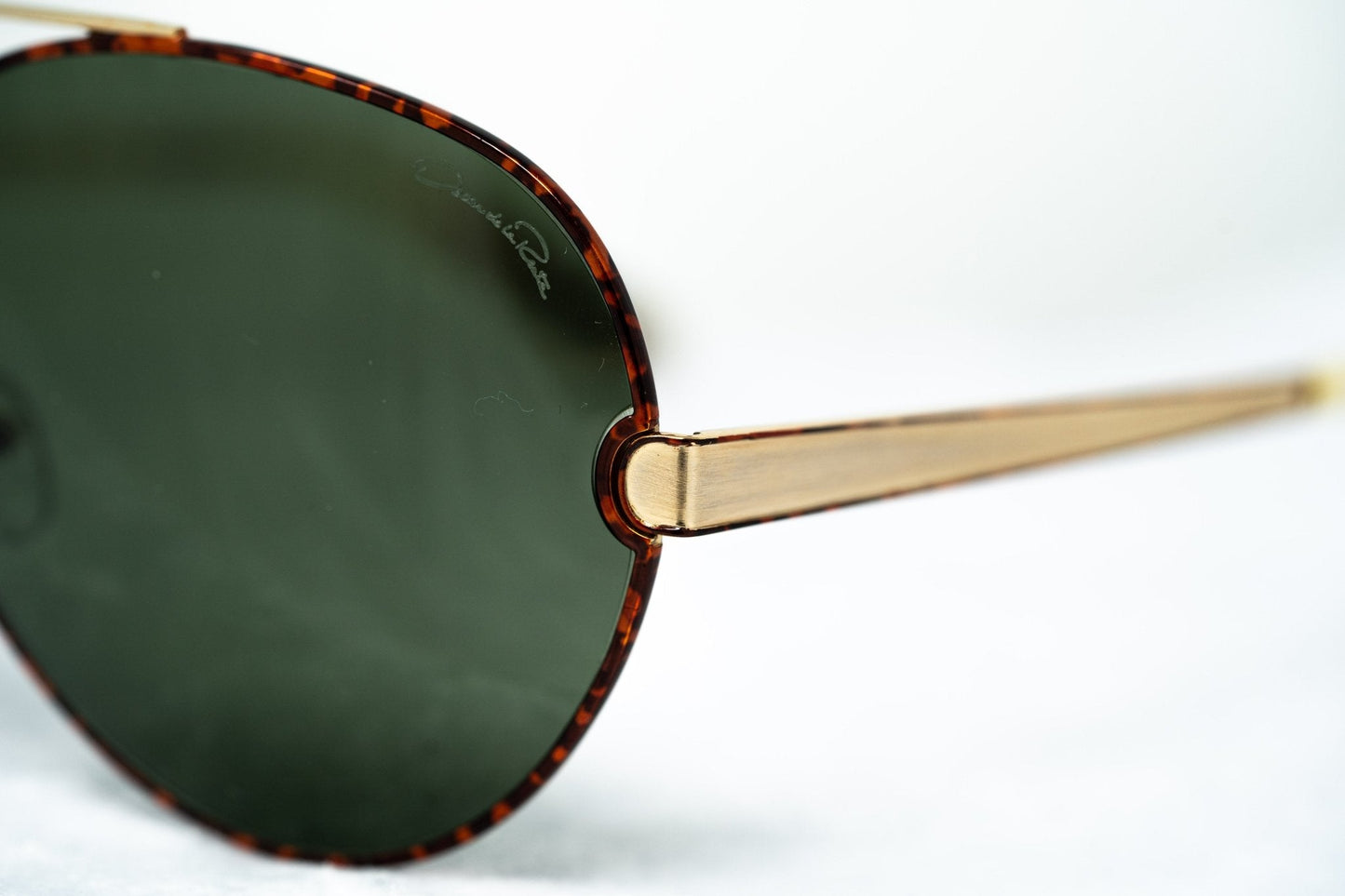Oscar De La Renta Sunglasses Amber and Green