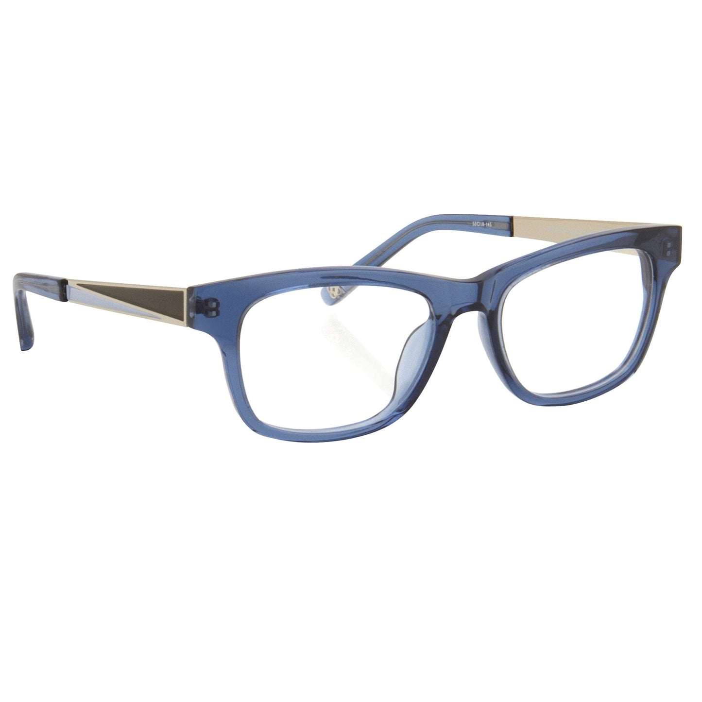 Oscar De La Renta Eyeglasses D-Frame Blue and Clear