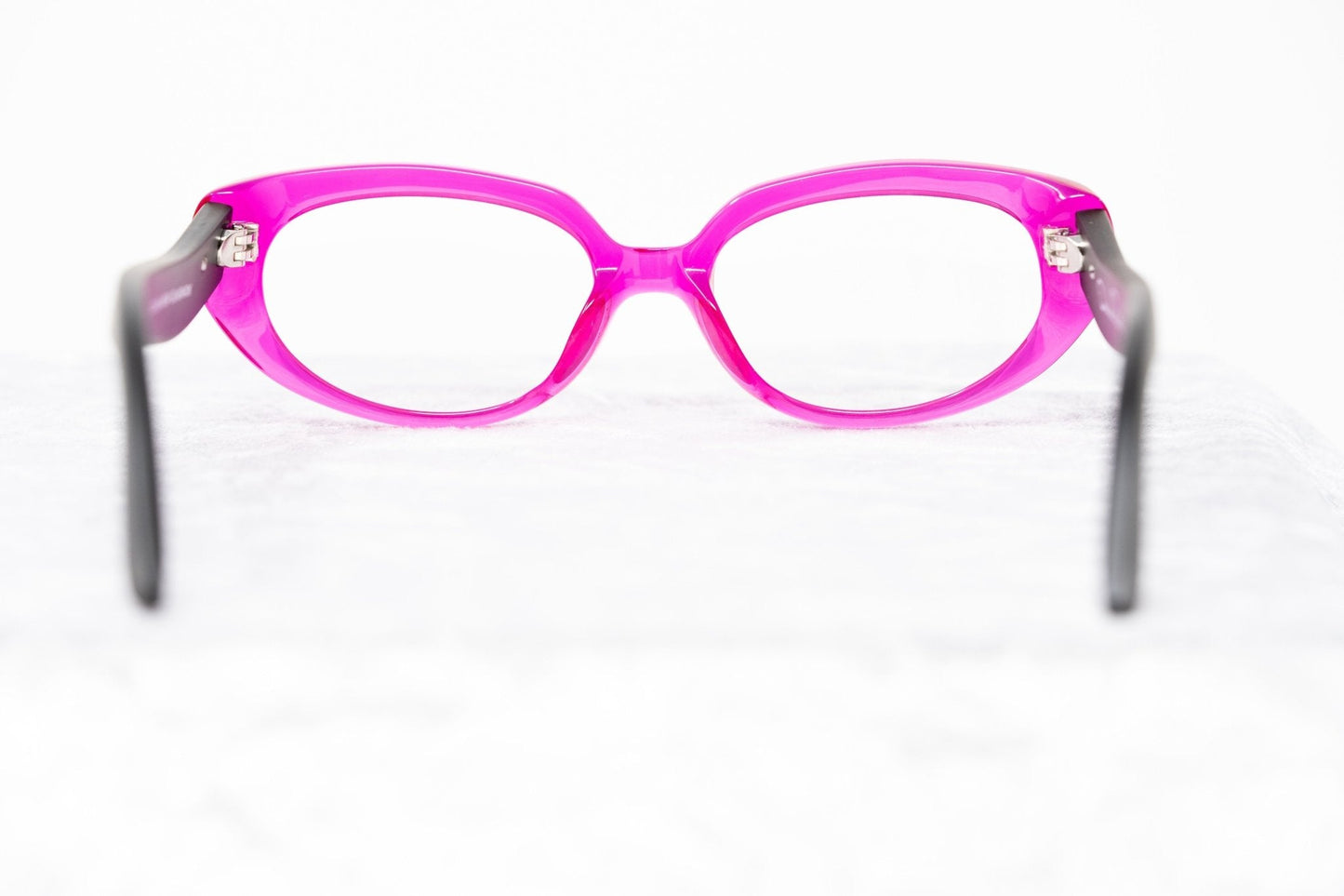 Oscar De La Renta Eyeglasses Cat Eye Pink and Clear