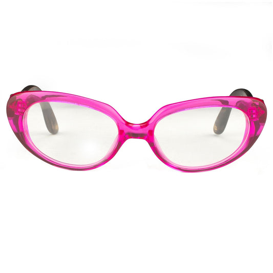 Oscar De La Renta Eyeglasses Cat Eye Pink and Clear