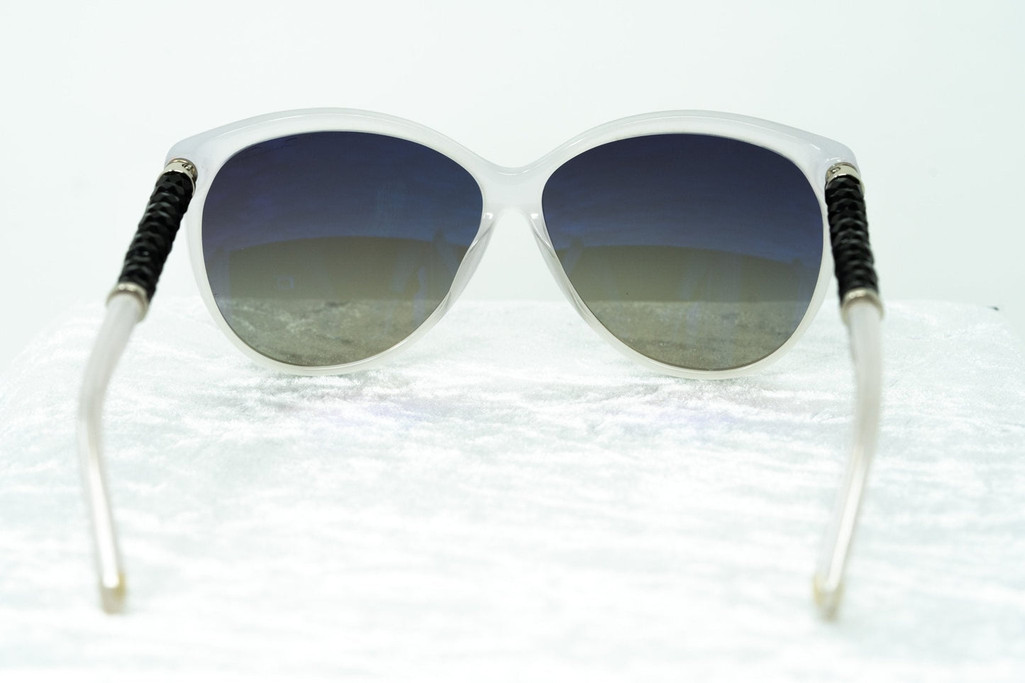 Oscar De La Renta Women Sunglasses Oversized Ivory and Grey