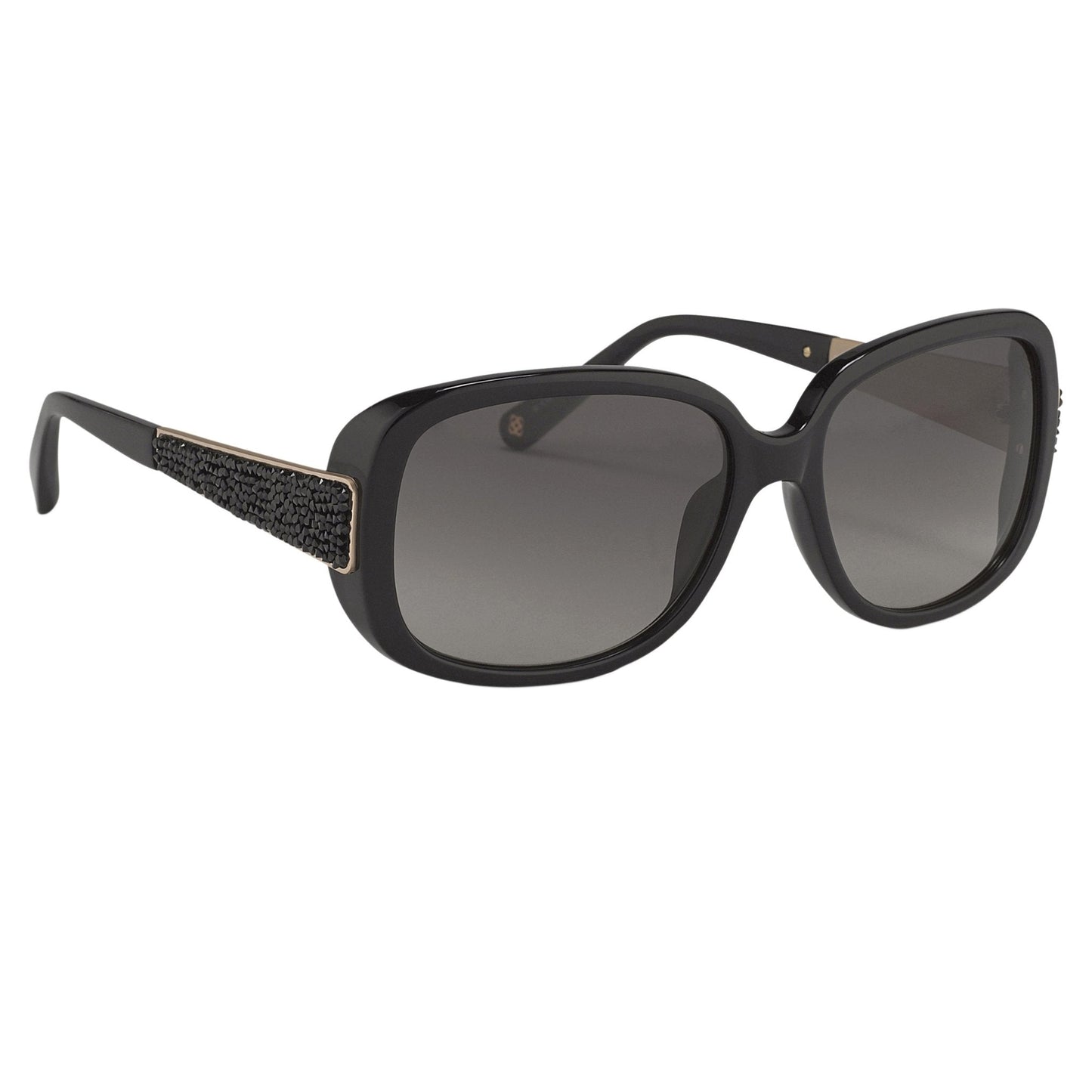 Oscar De La Renta Sunglasses Oversized Black and Grey Graduated