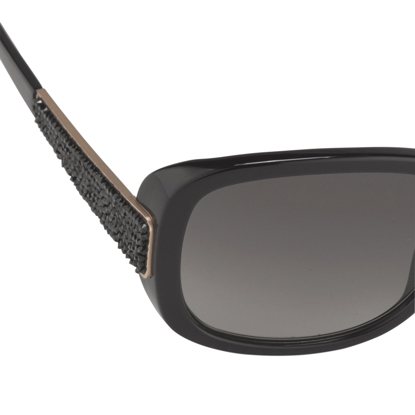 Oscar De La Renta Sunglasses Oversized Black and Grey Graduated