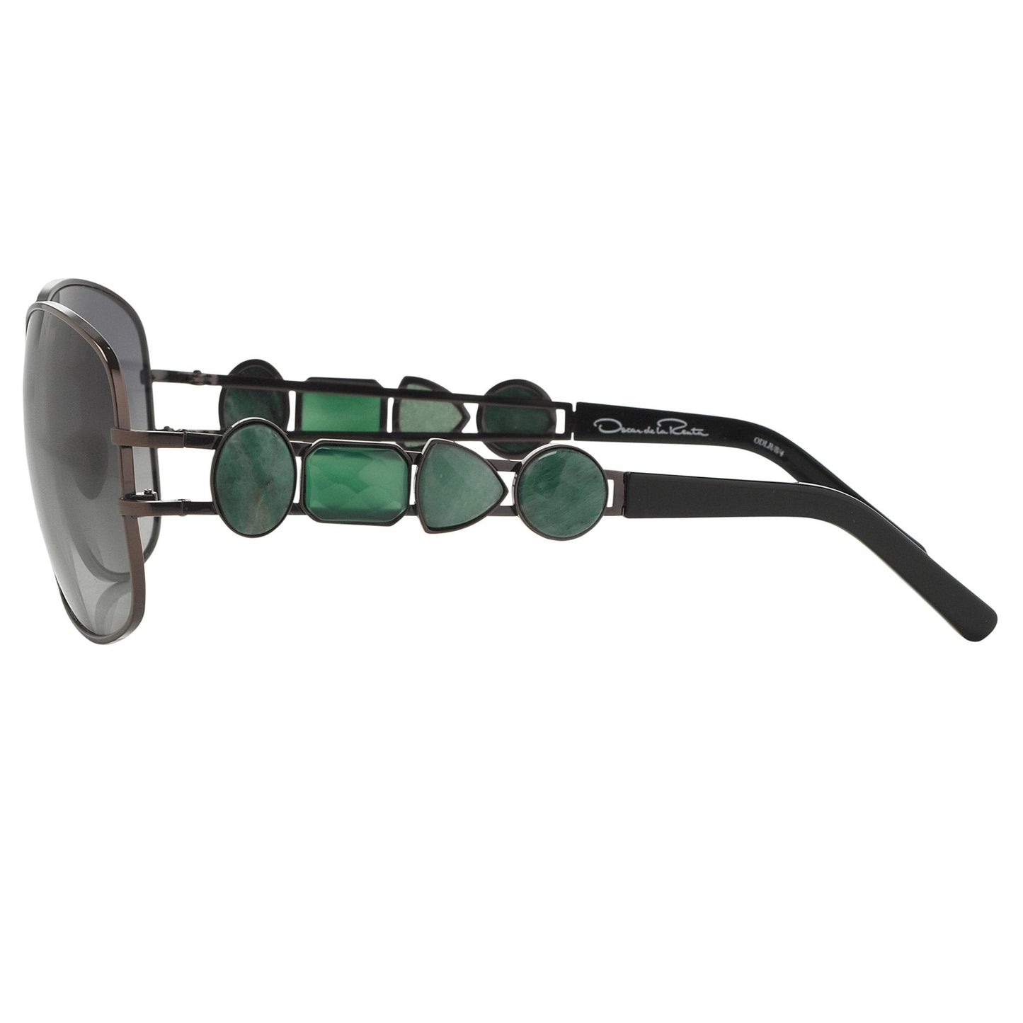 Oscar De La Renta Sunglasses Oval Bronze and Green
