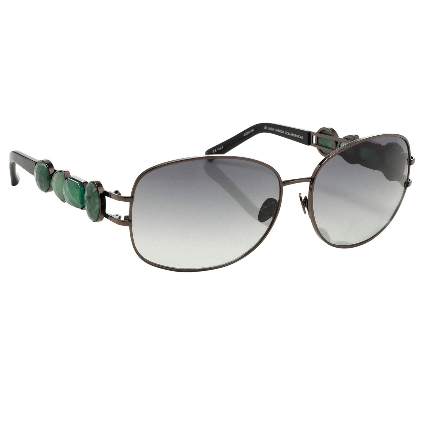 Oscar De La Renta Sunglasses Oval Bronze and Green