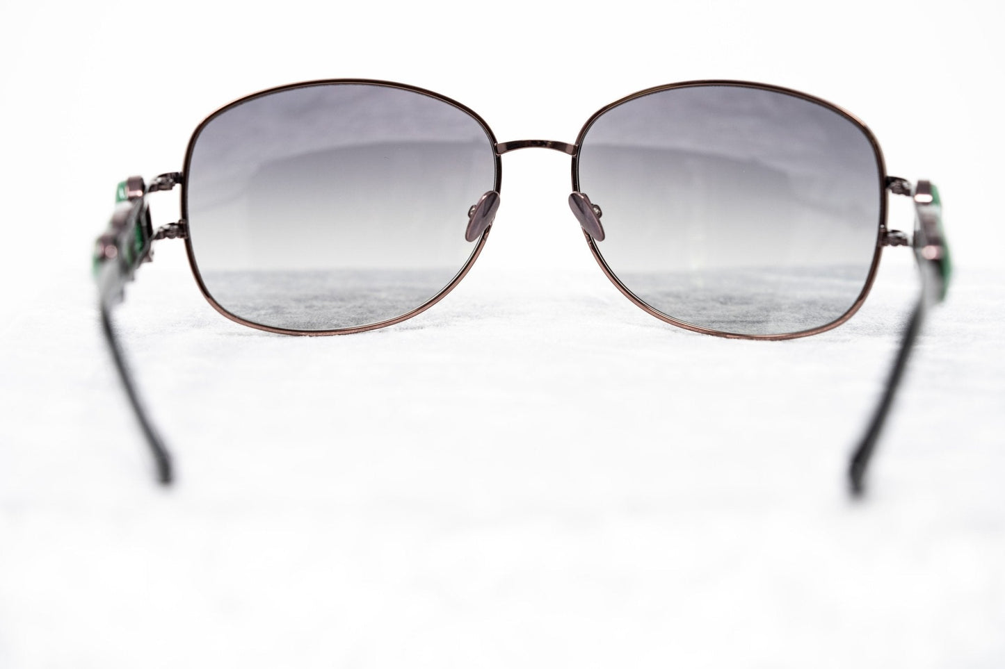Oscar De La Renta Sunglasses Oval Bronze and Green