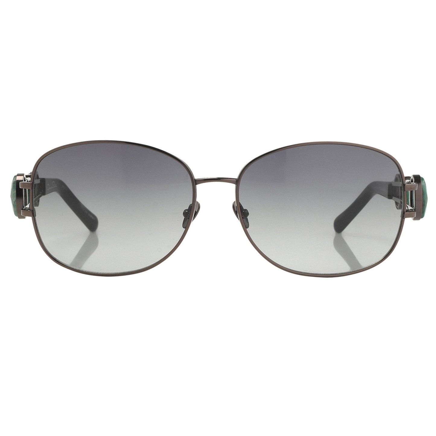 Oscar De La Renta Sunglasses Oval Bronze and Green