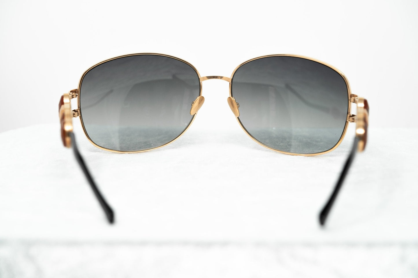 Oscar De La Renta Sunglasses Oval Rose Gold and Grey