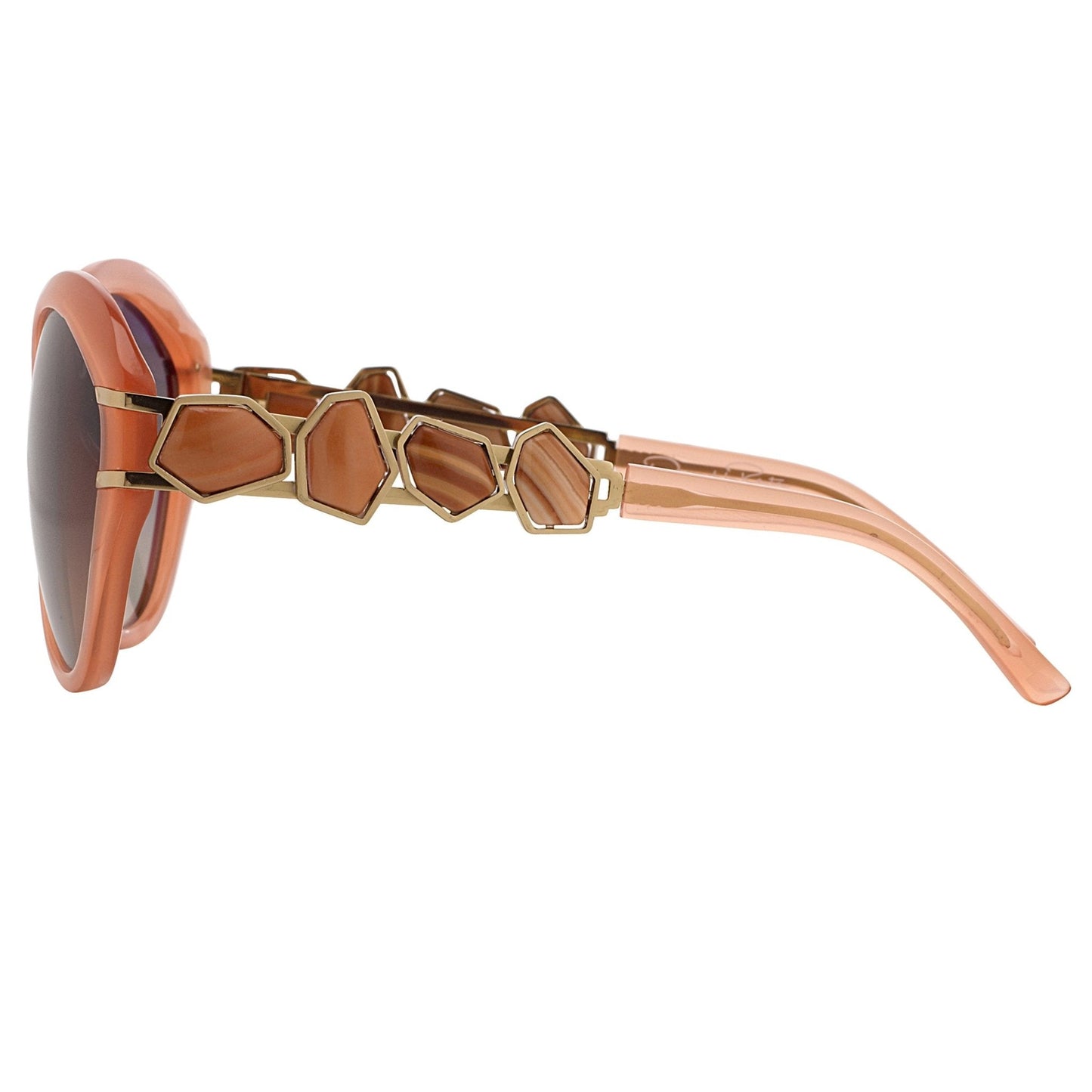 Oscar De La Renta Sunglasses Oversized Orange