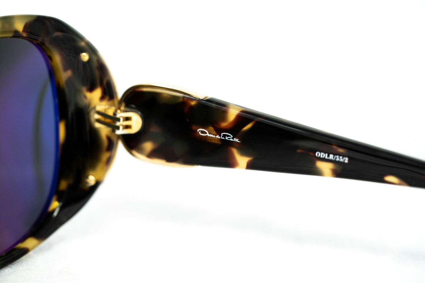 Oscar De La Renta Sunglasses Oversized Tortoise Shell and Grey