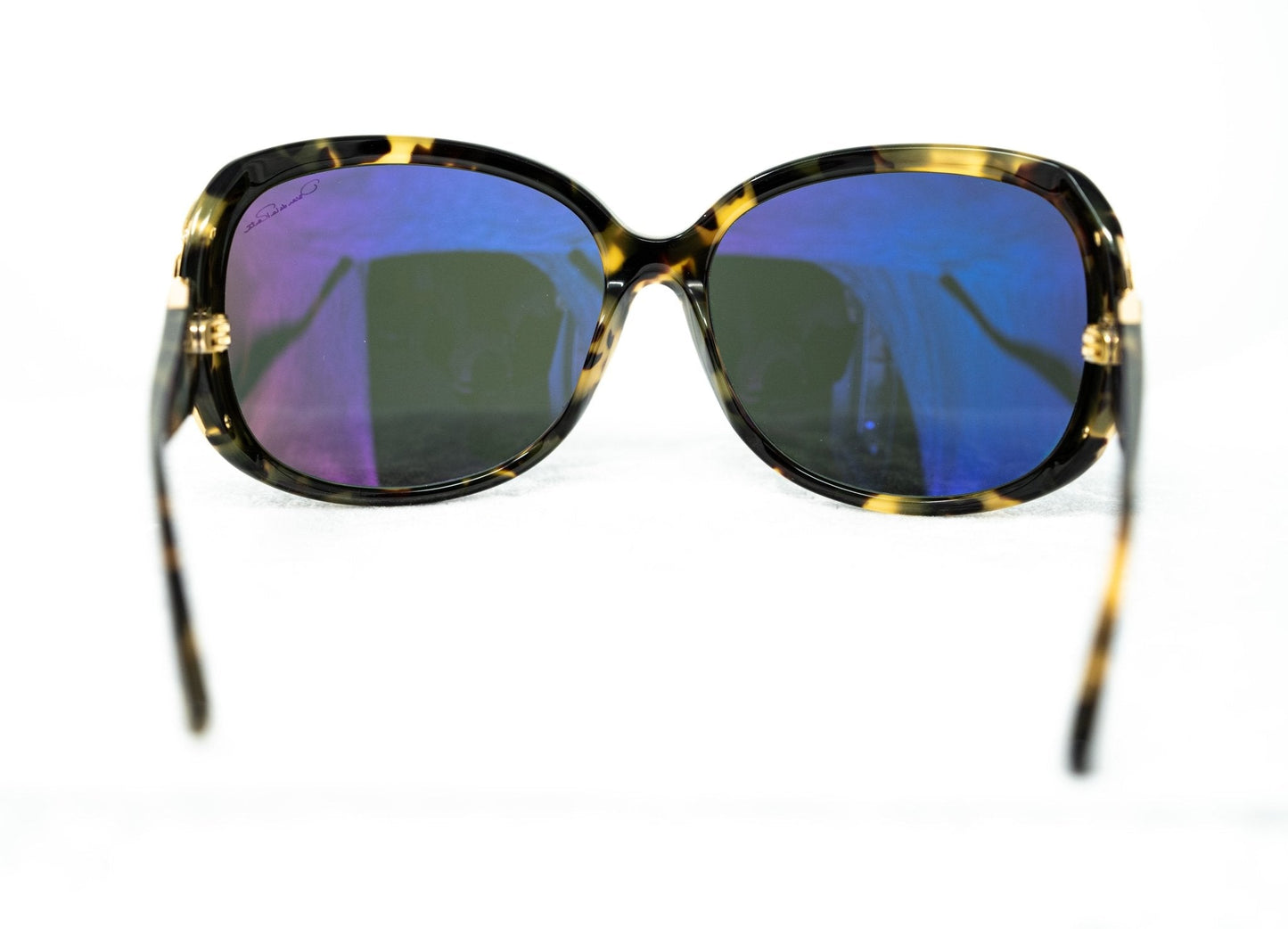 Oscar De La Renta Sunglasses Oversized Tortoise Shell and Grey