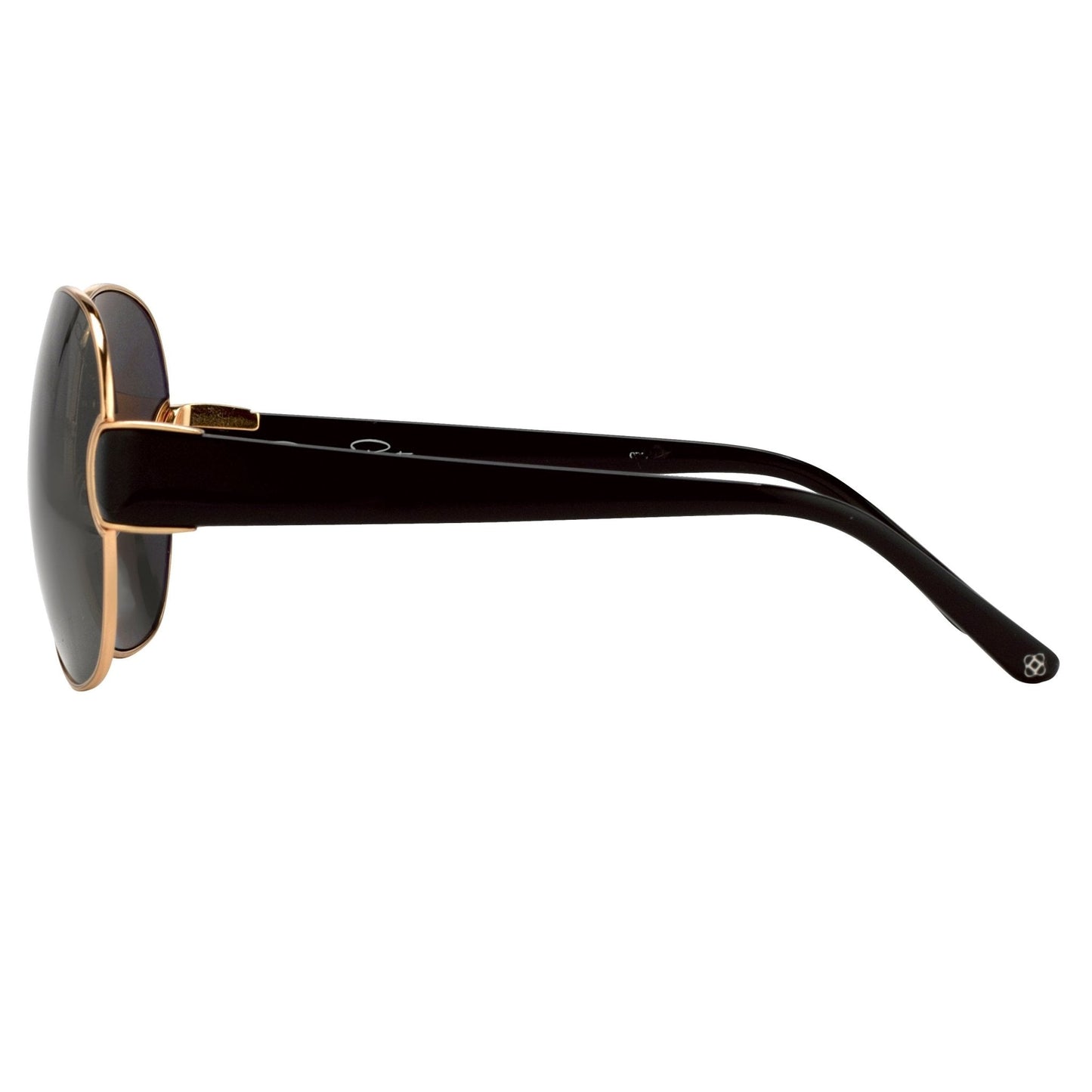 Oscar De La Renta Sunglasses Oversized Gold and Grey