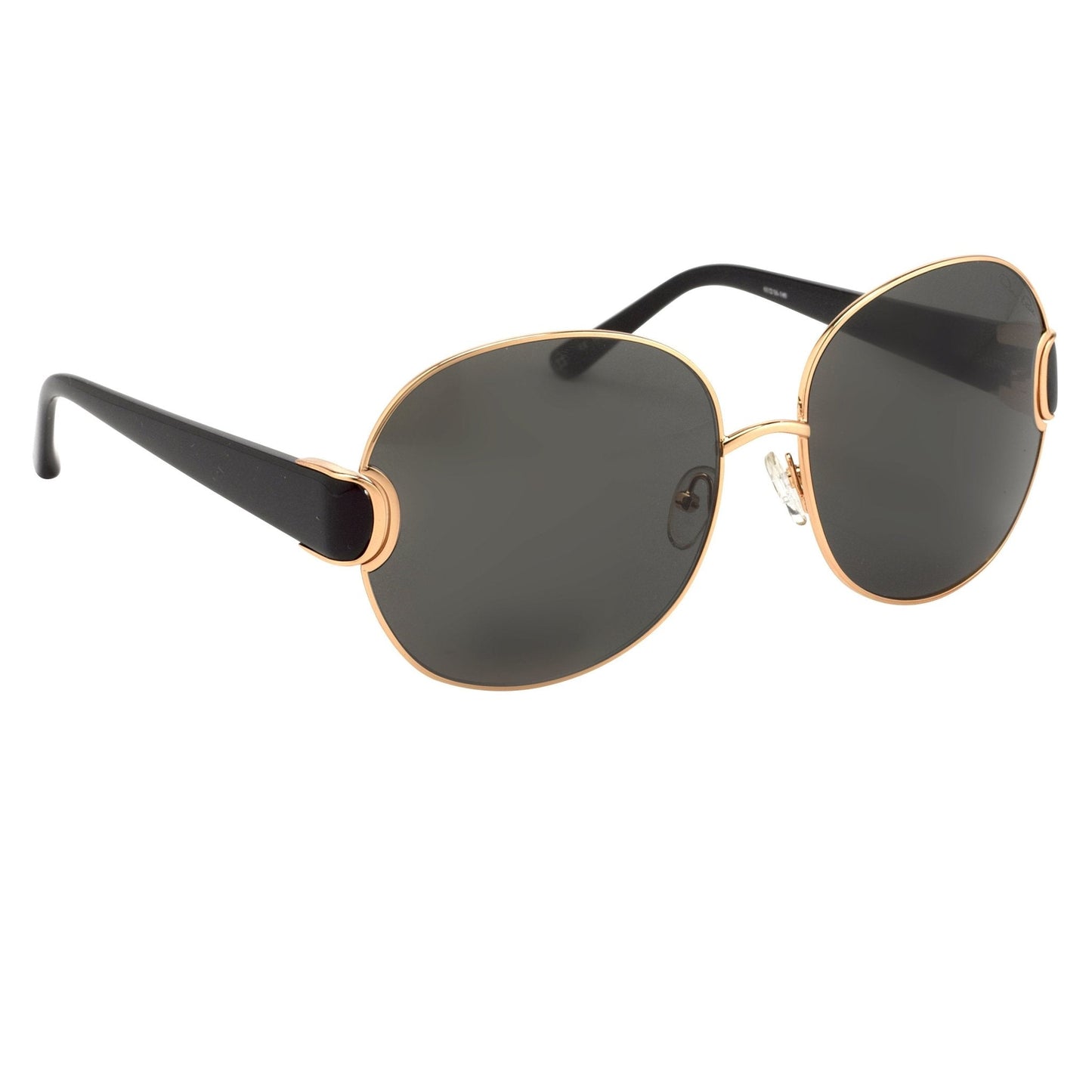 Oscar De La Renta Sunglasses Oversized Gold and Grey