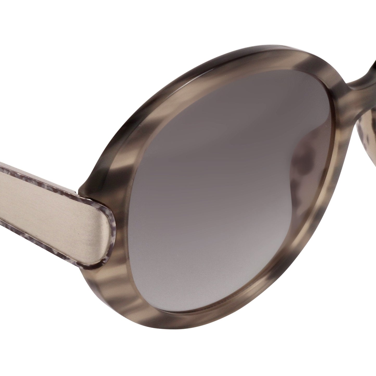 Oscar De La Renta Sunglasses Oversized Inky Horn and Grey