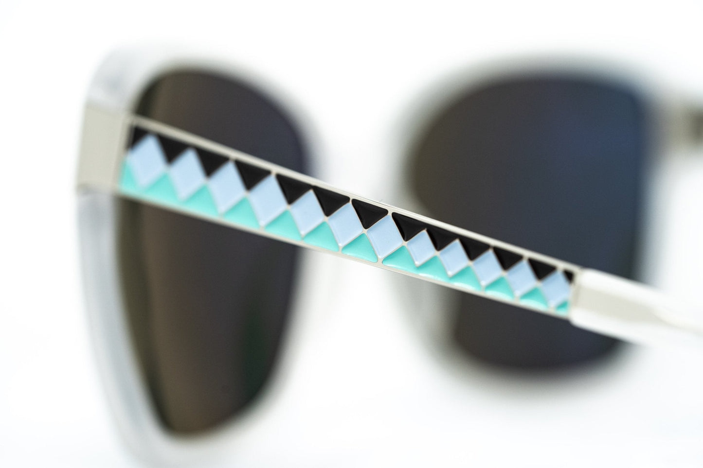 Oscar De La Renta Ladies Sunglasses Oversized Ivory and Grey ODLR27C3SUN