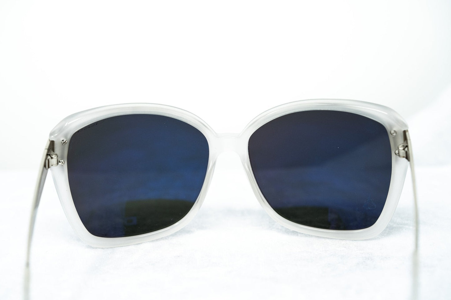 Oscar De La Renta Ladies Sunglasses Oversized Ivory and Grey ODLR27C3SUN
