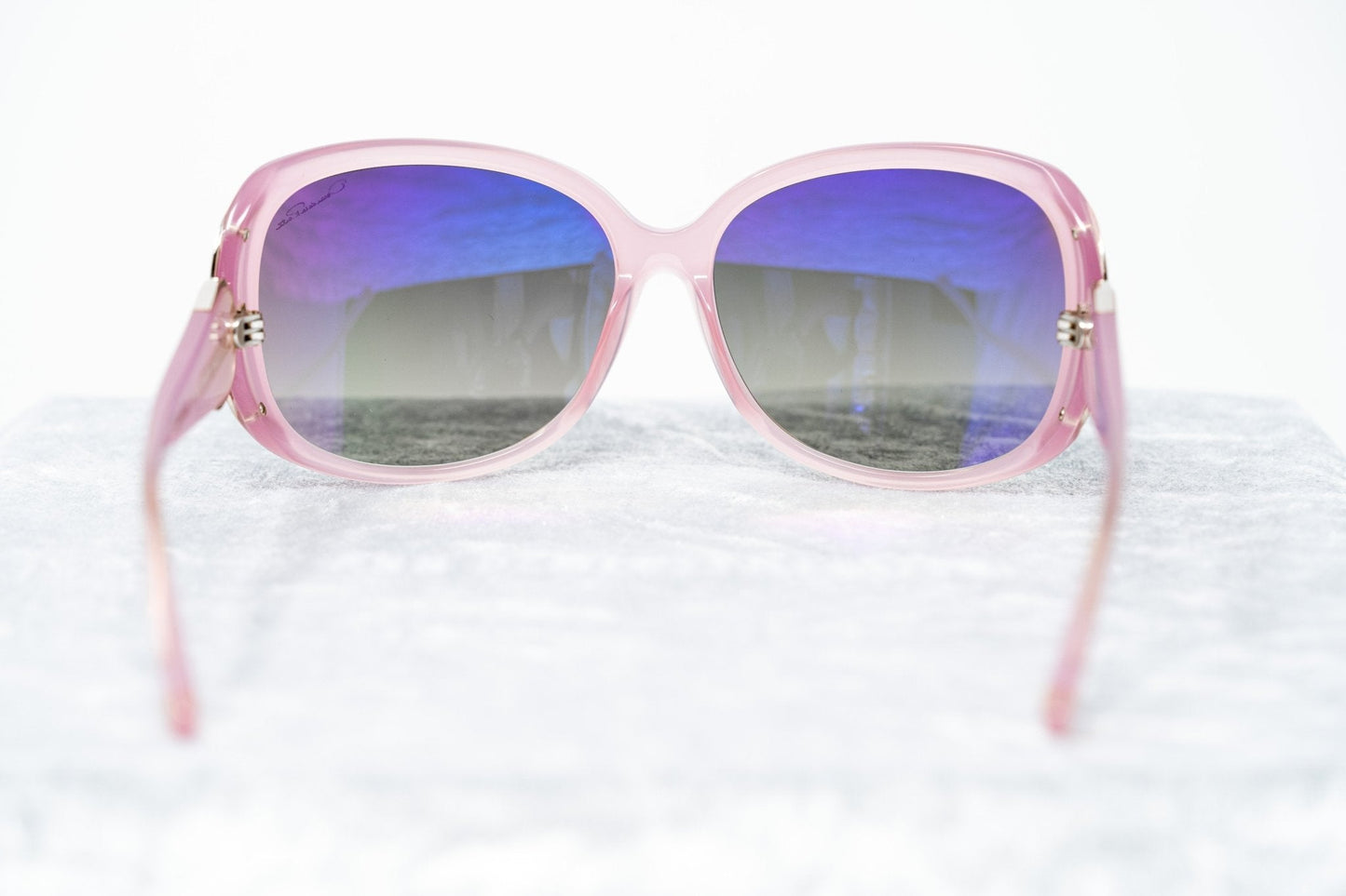 Oscar De La Renta Sunglasses Oversized Pink and Dark Grey