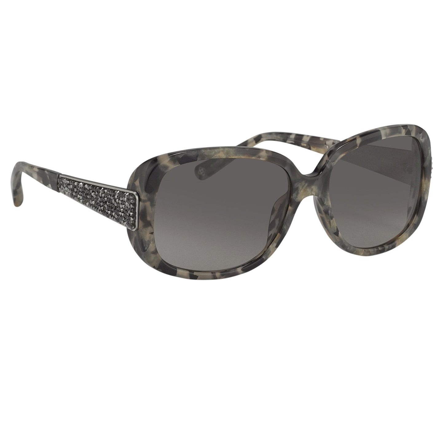 Oscar De La Renta Sunglasses Oversized Tortoiseshell and Grey