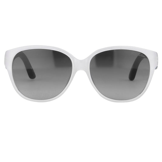 Oscar De La Renta Sunglasses Oval Ivory and Grey Lenses
