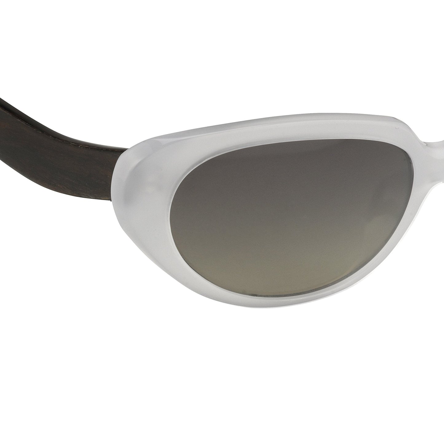 Oscar De La Renta Sunglasses Oval Ivory and Grey