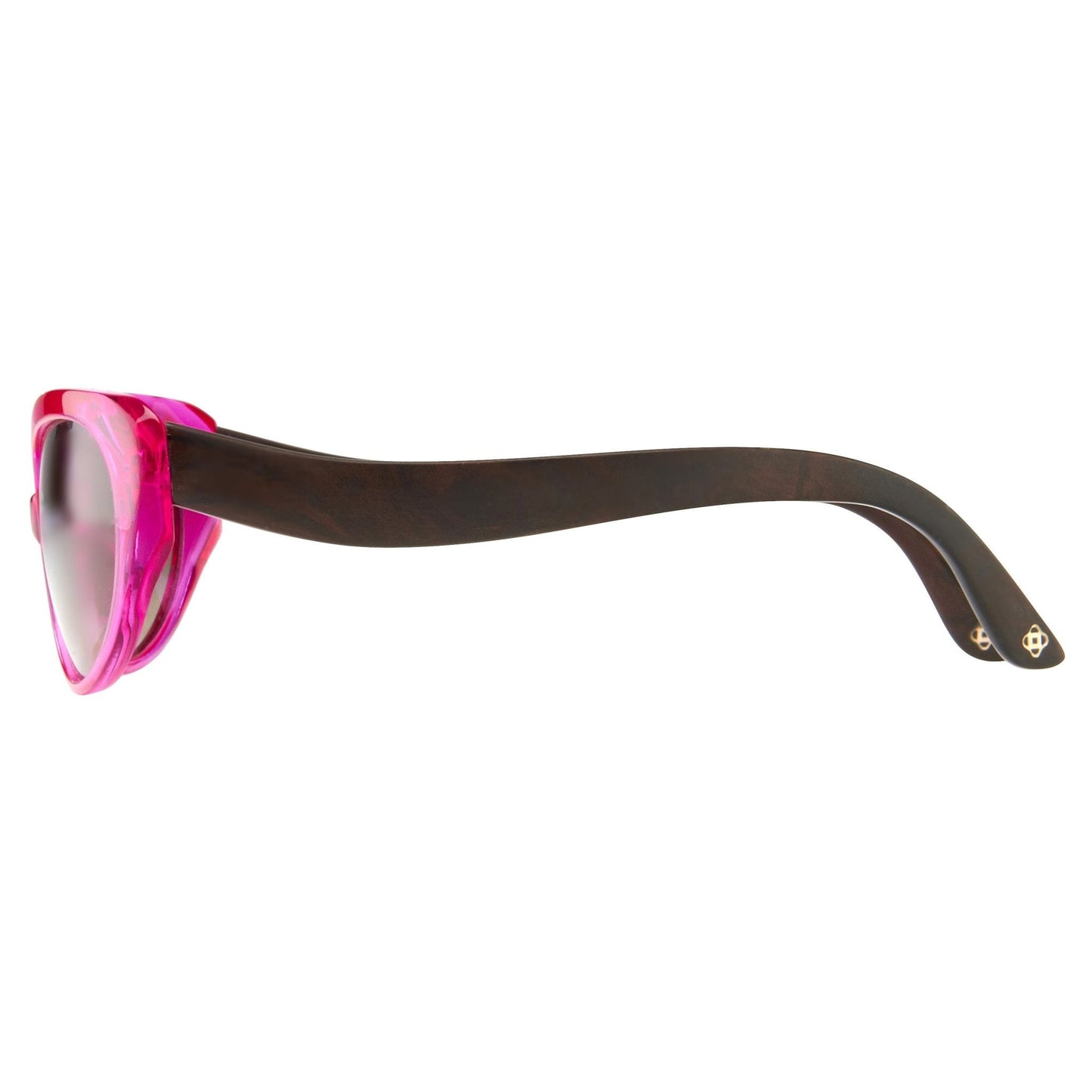 Oscar De La Renta Sunglasses Oval Pink and Grey