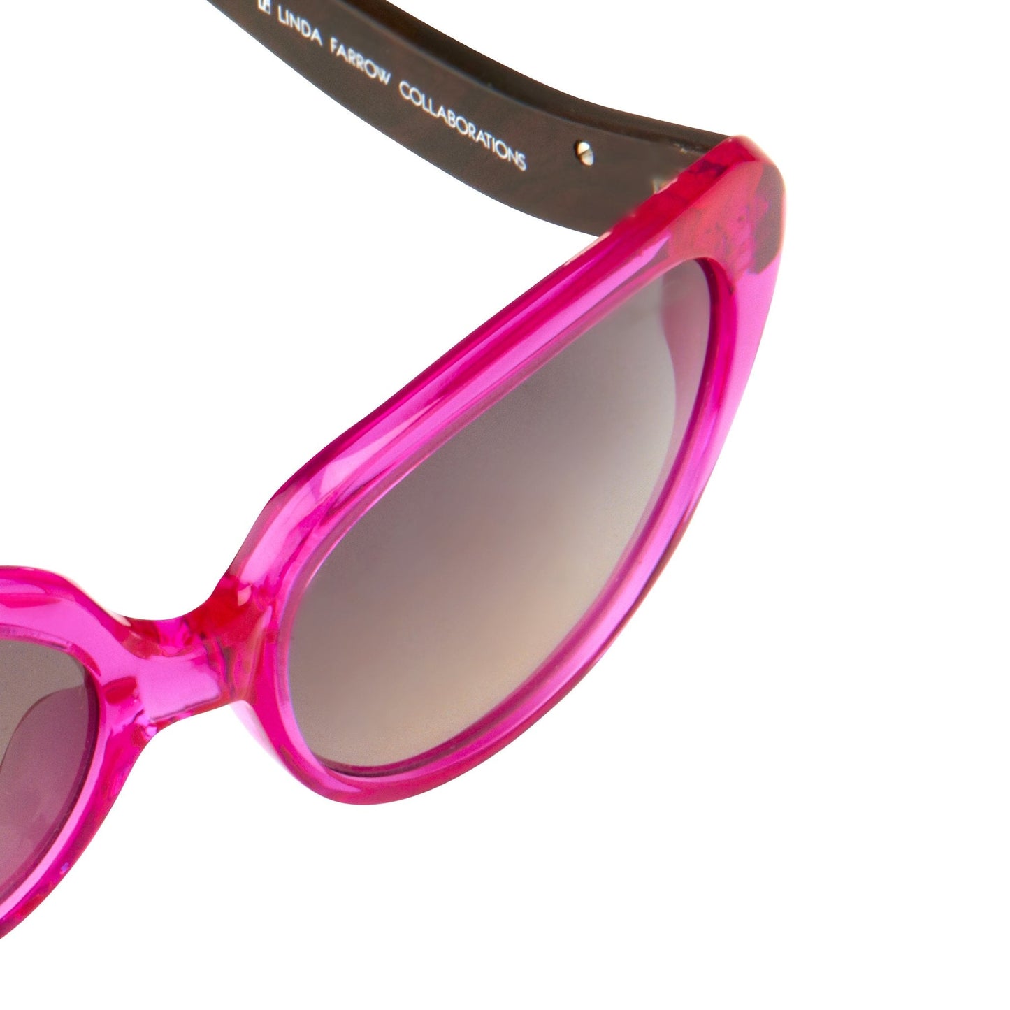 Oscar De La Renta Sunglasses Oval Pink and Grey