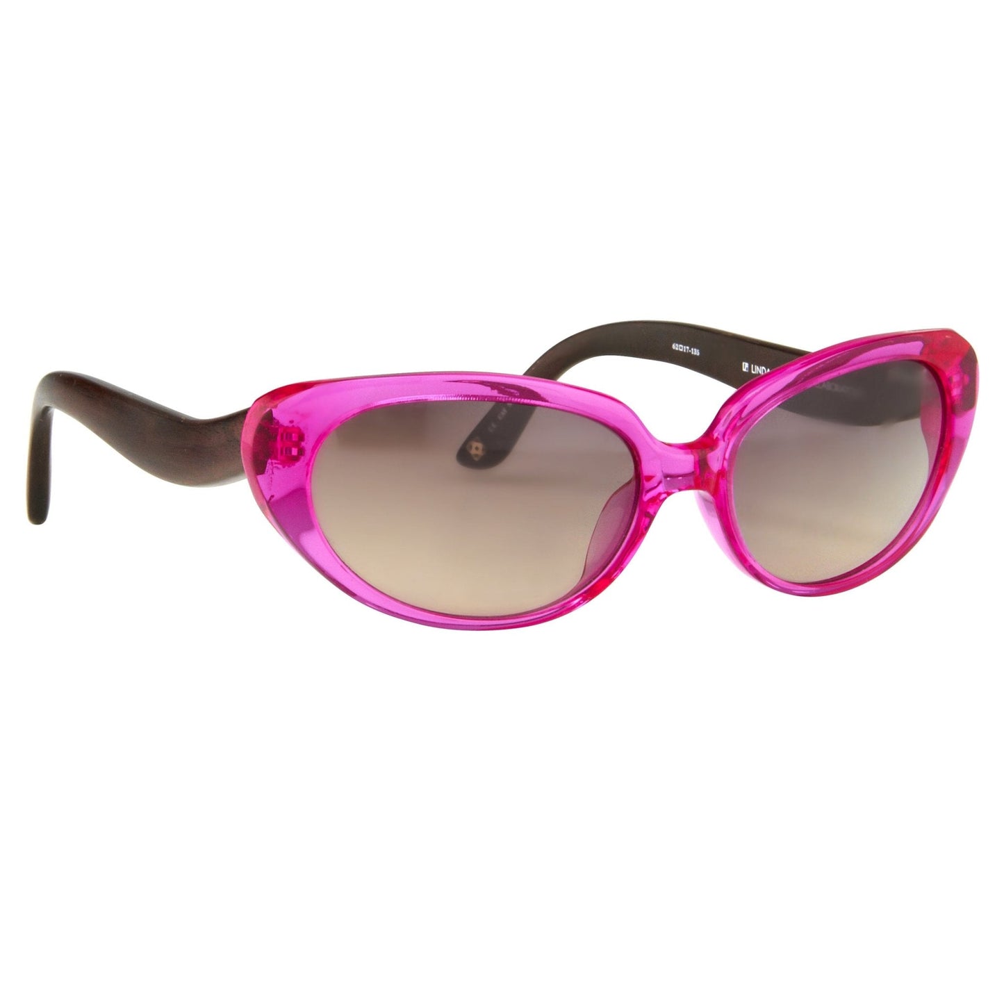 Oscar De La Renta Sunglasses Oval Pink and Grey