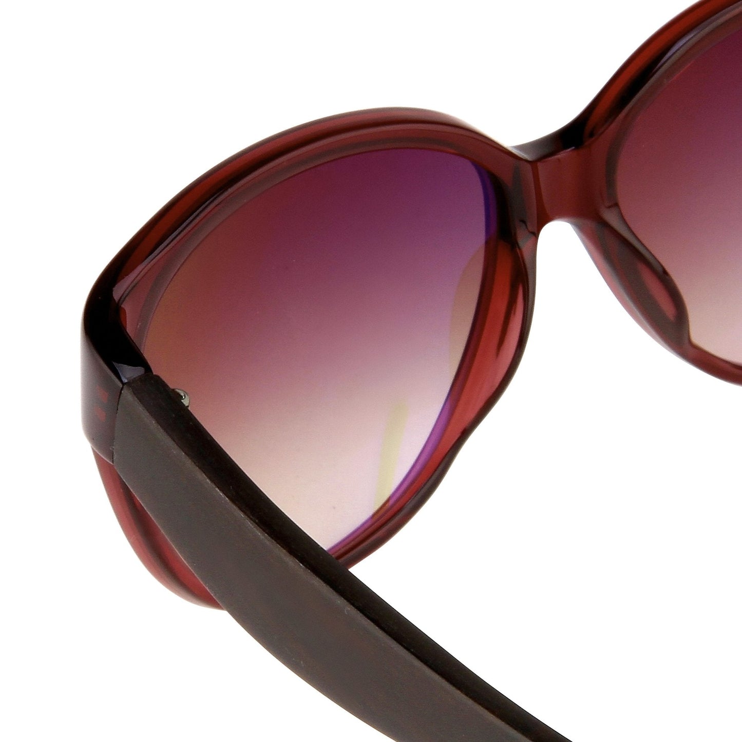 Oscar De La Renta Sunglasses Oval Red and Brown
