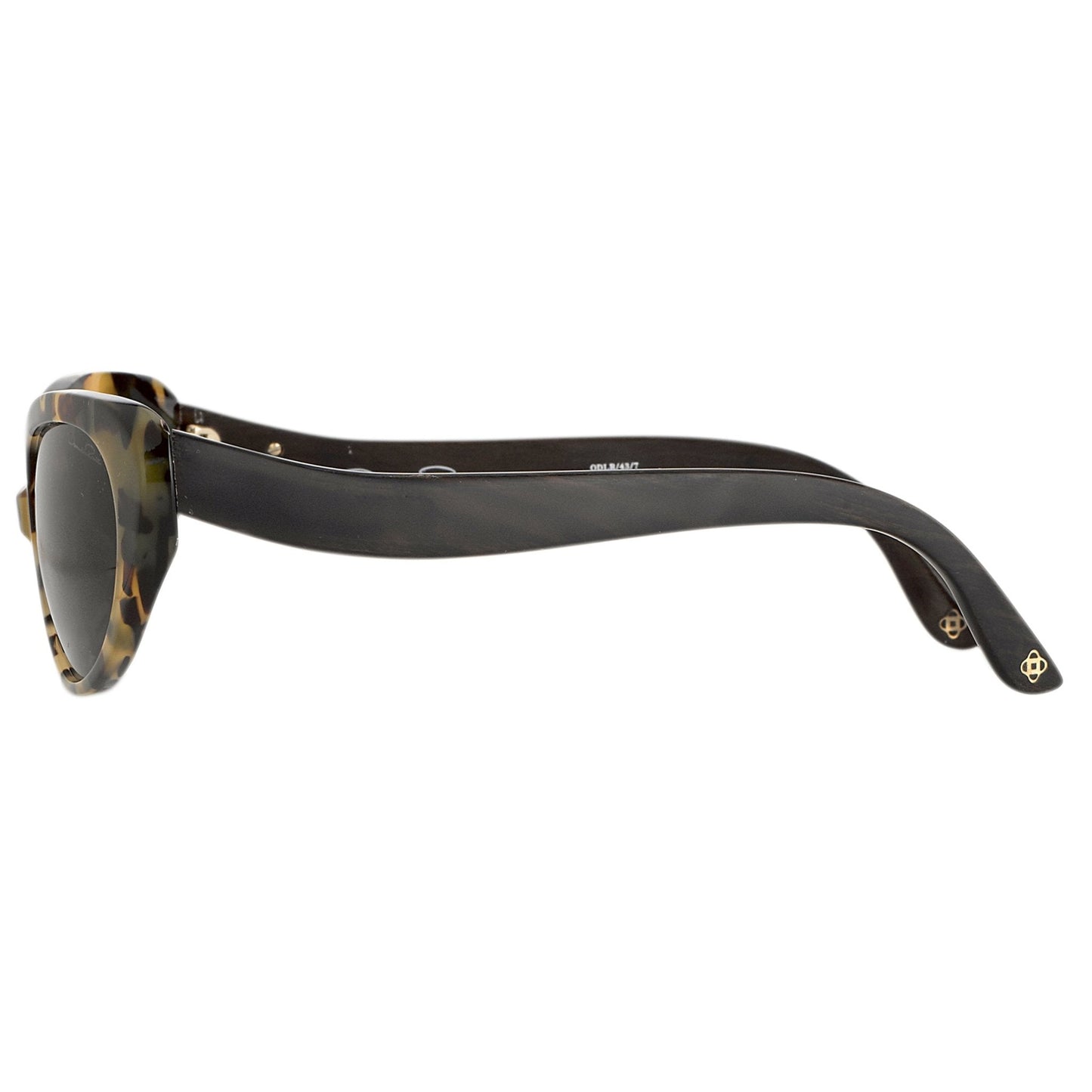 Oscar De La Renta Sunglasses Oval Tortoise and Dark Grey