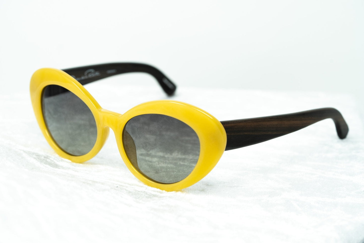 Oscar De La Renta Ladies Sunglasses Oval Yellow and Grey ODLR26C4SUN