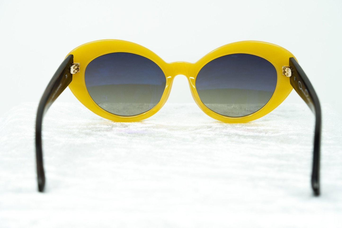 Oscar De La Renta Ladies Sunglasses Oval Yellow and Grey ODLR26C4SUN