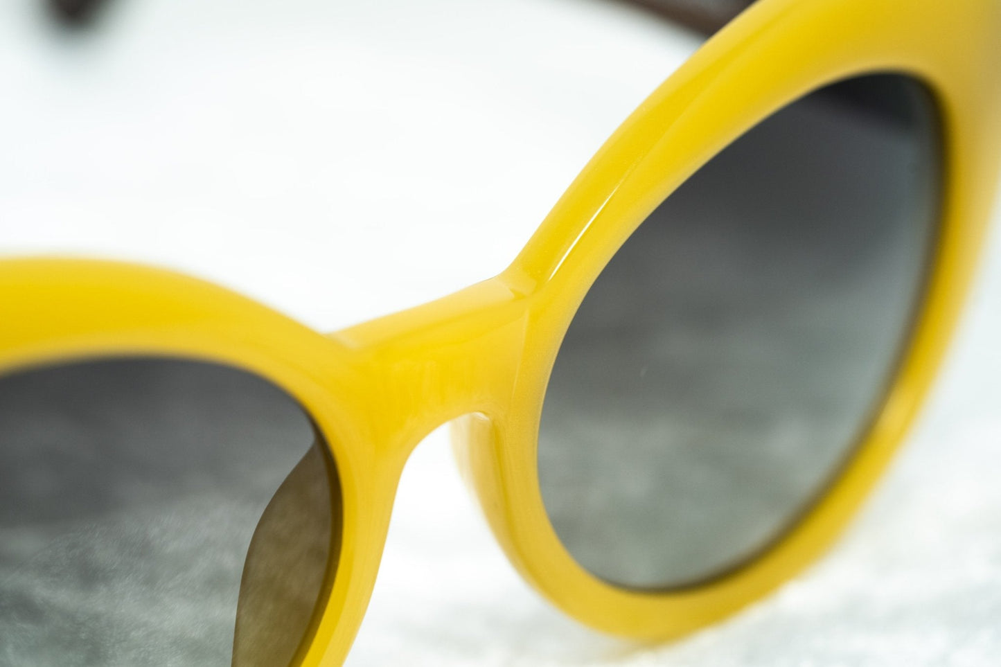 Oscar De La Renta Ladies Sunglasses Oval Yellow and Grey ODLR26C4SUN