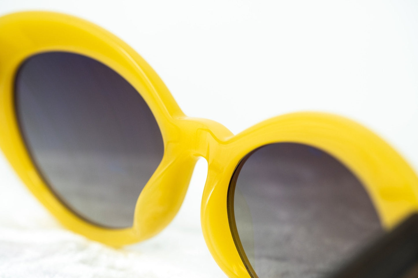 Oscar De La Renta Ladies Sunglasses Oval Yellow and Grey ODLR26C4SUN