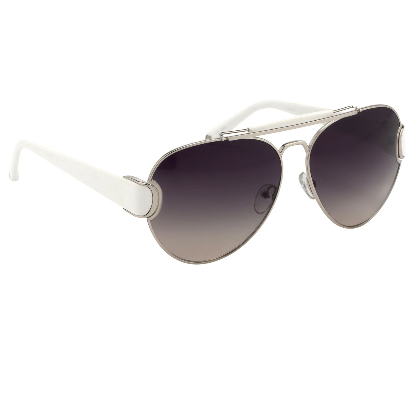 Oscar De La Renta Sunglasses Oversized Silver and Dark Grey