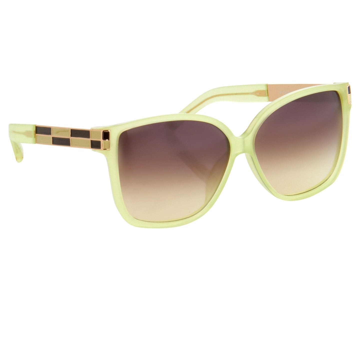 Oscar De La Renta Sunglasses Oversized Green and Brown